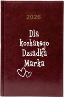 Kalendarz A5 2026 tygodniowy KSIĄŻKOWY PERSONALIOZOWANY NA DZIEŃ DZIADKA