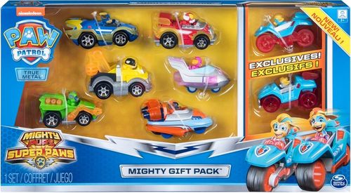 PSI PATROL MIGHTY PUPS ZESTAW 8 POJAZDÓW METALOWYCH TRUE METAL na Arena.pl
