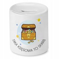 Skarbonka Księgowej Księgowego Taka To Skarb Z Nadrukiem Ze Zdjęciem