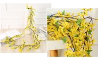 kwiat sztuczny gałązka, bluszcz FORSYCJI zwisający 170 cm  KNL-112