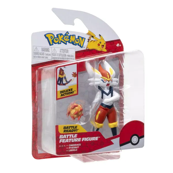 POKEMON Figurka Bitewna Cinderace, figurka zdjęcie 3