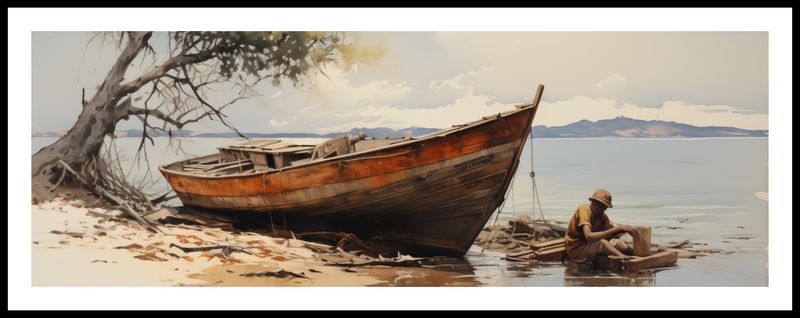 Plakat 95x33cm Spokój Przybrzeża zdjęcie 3
