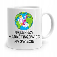 Dla Marketingowca Kubek Najlepszy Na Świecie Z Nadrukiem Ze Zdjęciem
