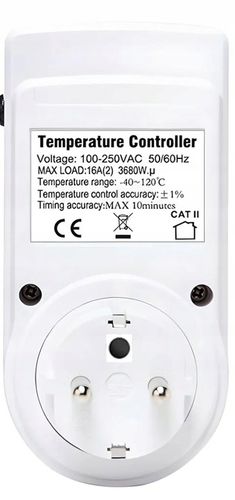 TERMOSTAT REGULATOR TEMPERATURY - GNIAZDO SIECIOWE 230V 3680W na Arena.pl