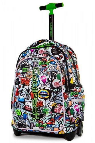 Plecak CoolPack LED JUNIOR na kółkach GRAFFITI (9443) na Arena.pl