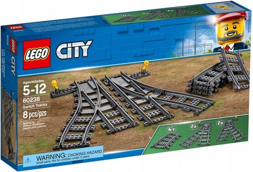 60238 - lego city - zwrotnice na Arena.pl