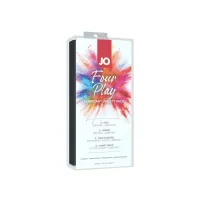 system jo four play variety pack 8x10ml - zestaw lubrykantow smakowych
