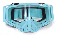 GOGLE NARCIARSKIE MOTOCYKLOWE SNOWBOARD CROSS ENDURO NARTY DESKA NIEBIESKIE