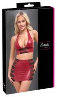 top & skirt red m