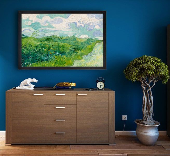Green Wheat Fields, Auvers, Vincent van Gogh - plakat 30x20 cm zdjęcie 2