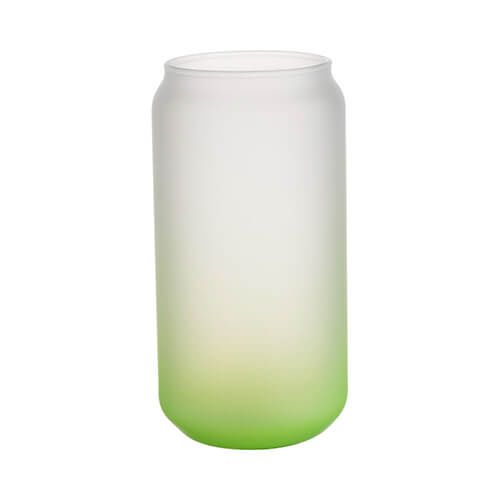 Szklanka 550 ml szroniona do sublimacji - zielony gradient na Arena.pl