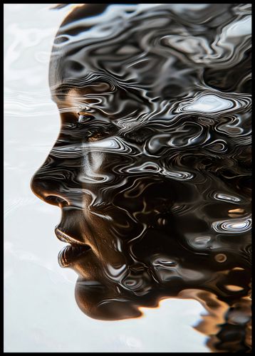 Plakat 67,5x95cm Wodniste Odbicie Swojego Ja na Arena.pl