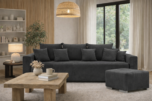 Kanapa z funkcją spania Sofa do salonu EMA na Arena.pl
