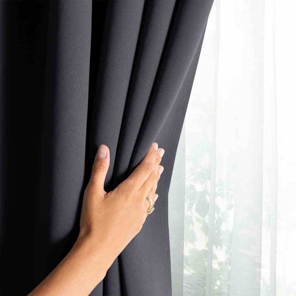 CURT/AH/BLACKOUT/EYELETS/CHARCOAL/140X270/1PC zdjęcie 7