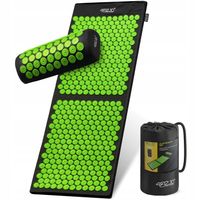 MATA ZDROWOTNA DO AKUPRESURY Z KOLCAMI BEZPIECZNY MASAŻ ZESTAW Z PODUSZKĄ