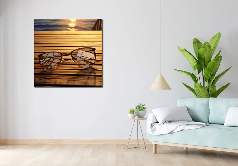 Obraz 90x90cm Lato w Odbiciu zdjęcie 2