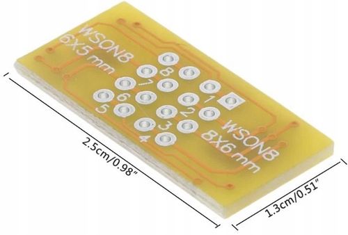 Adapter smd WSON8 ANDK QFN8 DFN8 do DIP z goldpin na Arena.pl