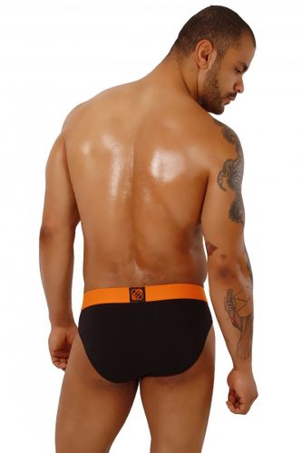 Slipy męskie FREEGUN Basic Black+Orange L na Arena.pl