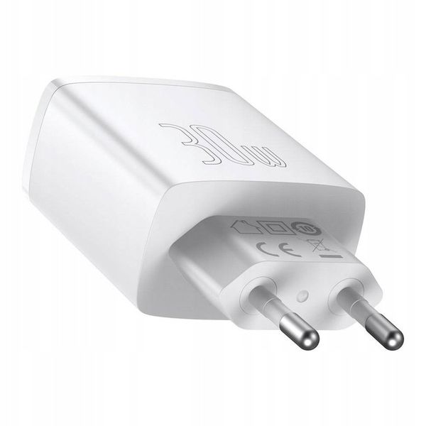 Baseus ładowarka sieciowa 2x USB / Typ C 30W 3A zdjęcie 10