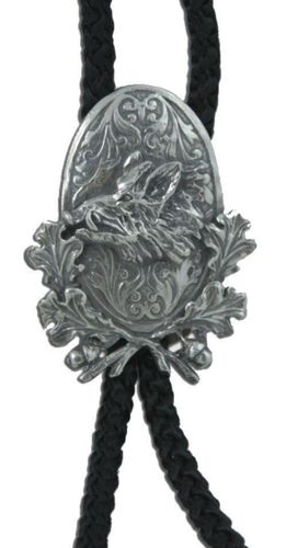 Krawatnik myśliwski / Bolo odlew ze srebra próba 925 - Dzik na Arena.pl