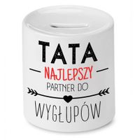 Skarbonka Dla Taty Tata Partner Do Wygłupów Z Nadrukiem Ze Zdjęciem