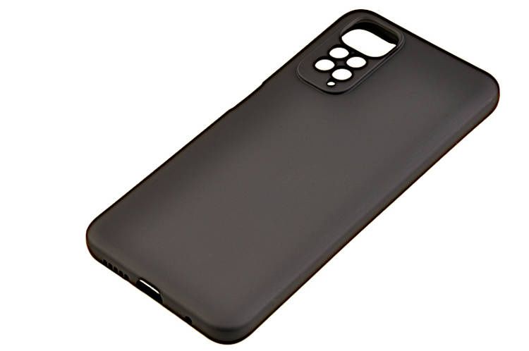 Etui silikonowe Tint do Xiaomi Redmi Note 11 czarny zdjęcie 1