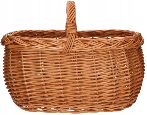 KOSZ KOSZYK WIKLINOWY NA GRZYBY 45CM DO LASU Z UCHWYTEM GRZYBOBRANIE na Arena.pl