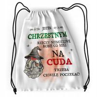 Plecak Dla Chrzestnego Szkolny Worek Torba Z Nadrukiem Ze Zdjęciem