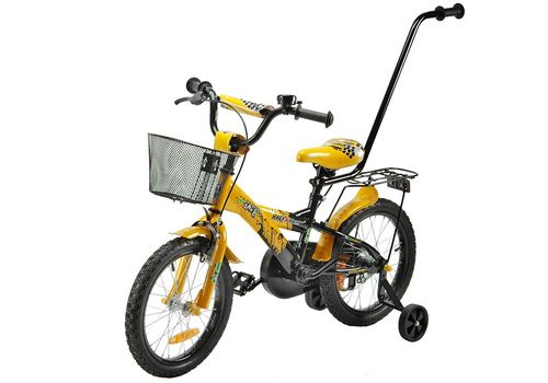 Rower 16 MEXLLER BMX żółt/czar. + koszyk na Arena.pl