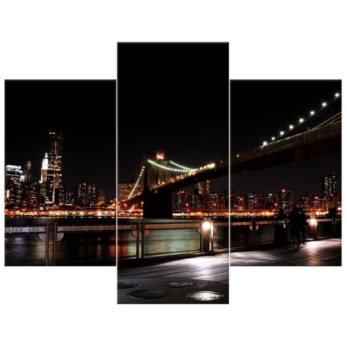 Obraz Płótno 90X70 Brooklyn Bridge - Mith17 na Arena.pl