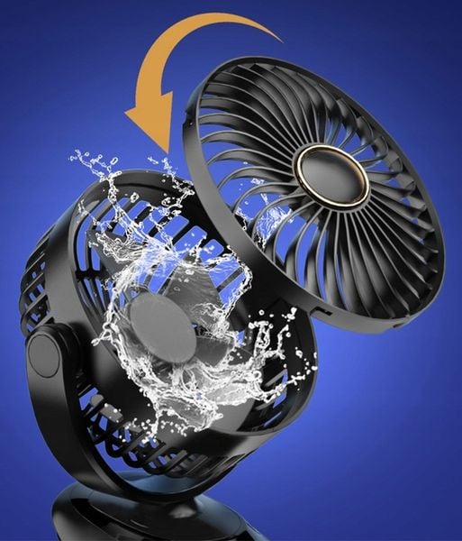 WENTYLATOR BIURKOWY Bezprzewodowy Z KLIPSEM I PODSTAWĄ Aroma BOX Cichy zdjęcie 8