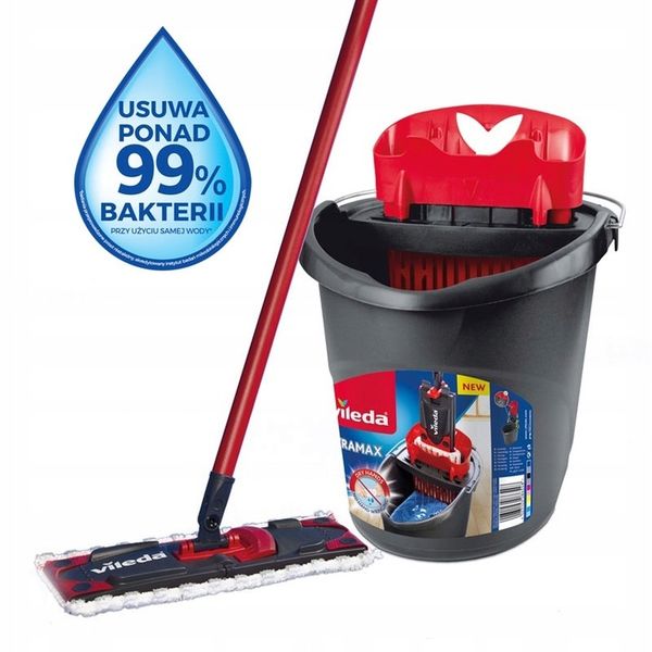 Mop Vileda ULTRAMAX płaski ZESTAW 35 cm BOX zdjęcie 11