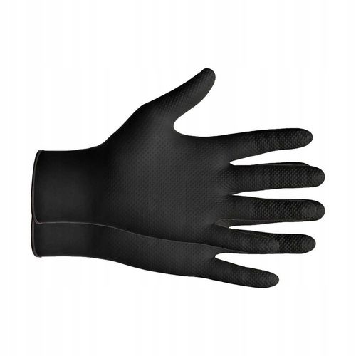 Rękawice Nitrylowe Mercator GOGRIP BLACK Czarne a50 XL na Arena.pl