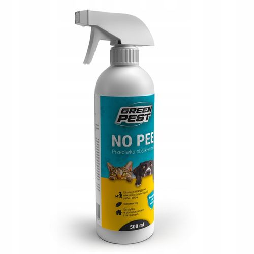 PŁYN ŚRODEK PREPARAT PRZECIW OBSIKIWANIU KOTÓW PSÓW NO PEE 500ML (2 na Arena.pl