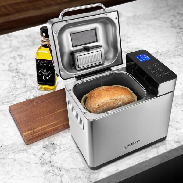 Wypiekacz do chleba Automat MENU PL Yoer INOX +Przepisy +19 programów zdjęcie 13
