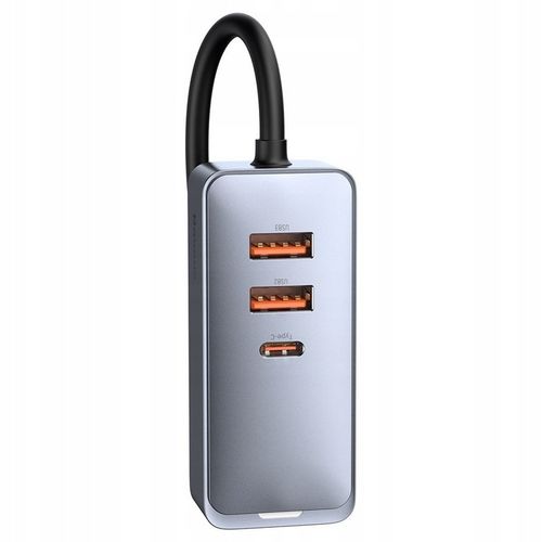 Ładowarka samochodowa Baseus Share Together 2x USB, 2x USB-C, 120W na Arena.pl