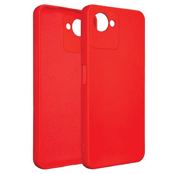 beline etui silicone realme c30 czerwony/red zdjęcie 1