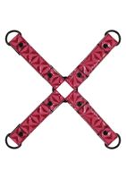 wiązania-sinful hogtie pink