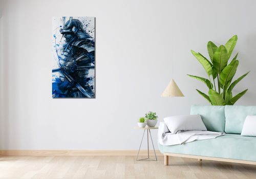 Obraz 50x100cm Samuraj w Błękicie na Arena.pl
