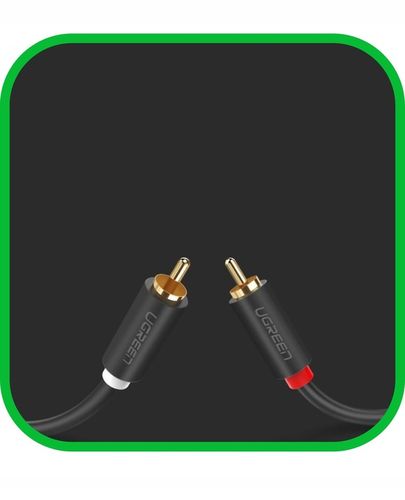 Kabel Przewód Audio Wtyk 2x RCA do 2xRCA Chinch STEREO 3M Pozłacany na Arena.pl