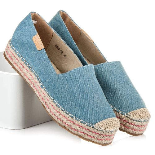 Jeansowe Espadrylki Na Platformie r.36 na Arena.pl