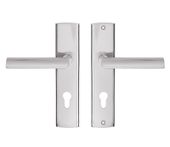 KLAMKA ZEWNĘTRZNA MIRO 72MM NA WKŁADKĘ LEWA NIKIEL