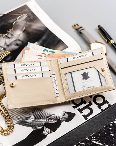 elegancki, mały portfel damski na bigiel i zatrzask - milano design na Arena.pl