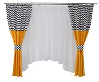 Komplet zasłon firana młodzieżowa ZYG ZAK modna