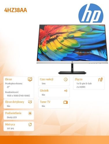 Monitor 27fh 4HZ38AA na Arena.pl