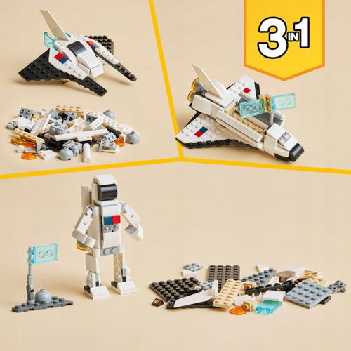 Klocki Lego Creator 31134 Prom kosmiczny Astronauta z Flagą 144 Elementy na Arena.pl