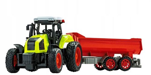 ZDALNIE STEROWANY TRAKTOR Z WYWROTKĄ ZABAWKA DLA DZIECI PREZENT AKUMULATOR na Arena.pl