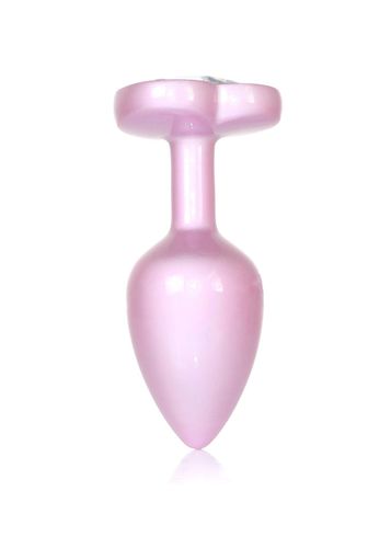plug jewellery pearl pink heart plug  clear s na Arena.pl