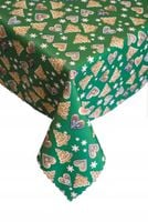 Zielony obrus na Boże Narodzenie Wigilię 130X180