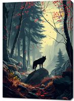 Obraz 70x100cm Leśne Echa